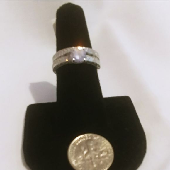 Sterling Silver Set of 2 Ring (Size 6) TGW 2.18 ct - Picture 6 of 7